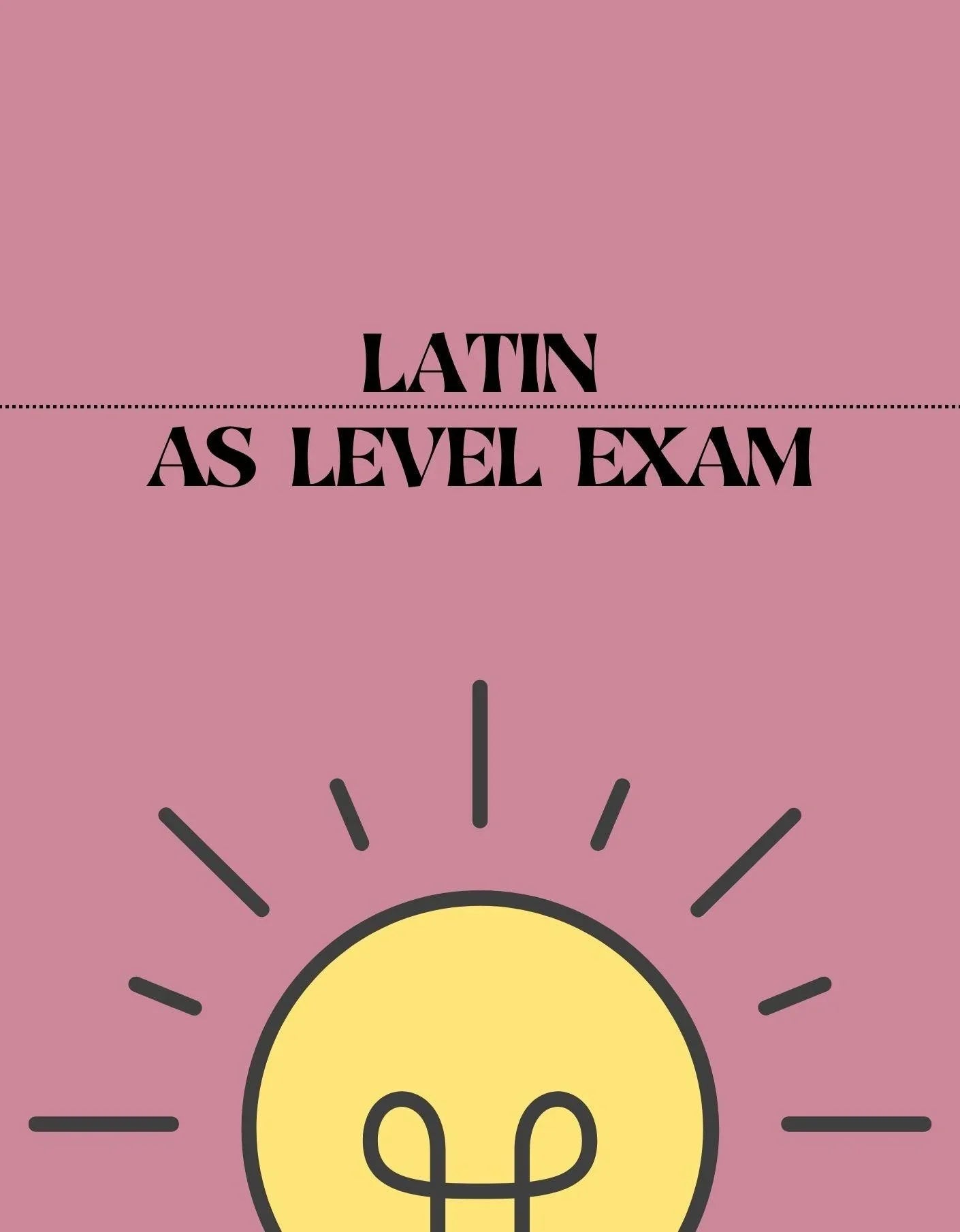 AS Level - Latin Exam - Exam Centre Birmingham Limited