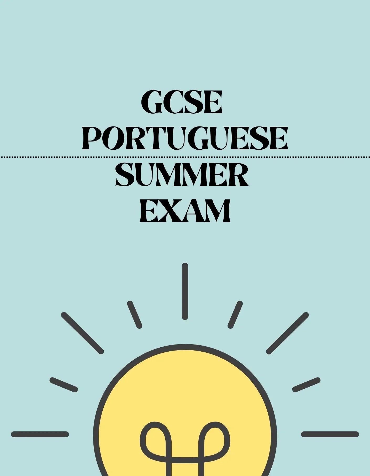 GCSE Portuguese - Summer Exam - Exam Centre Birmingham Limited