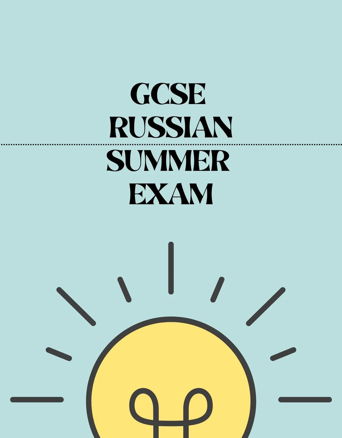 GCSE Russian - Summer Exam - Exam Centre Birmingham Limited