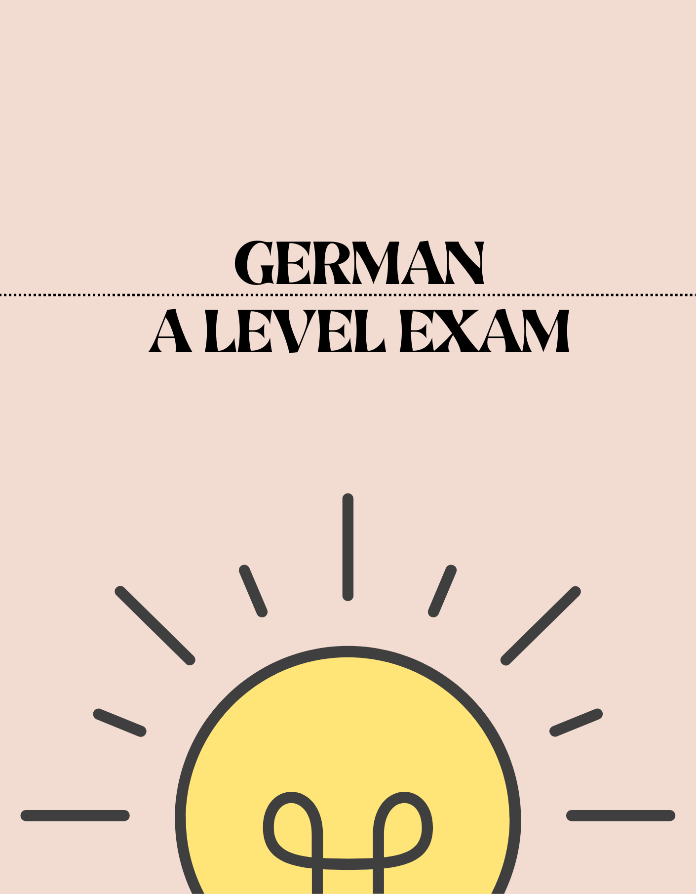 A Level - German Exam