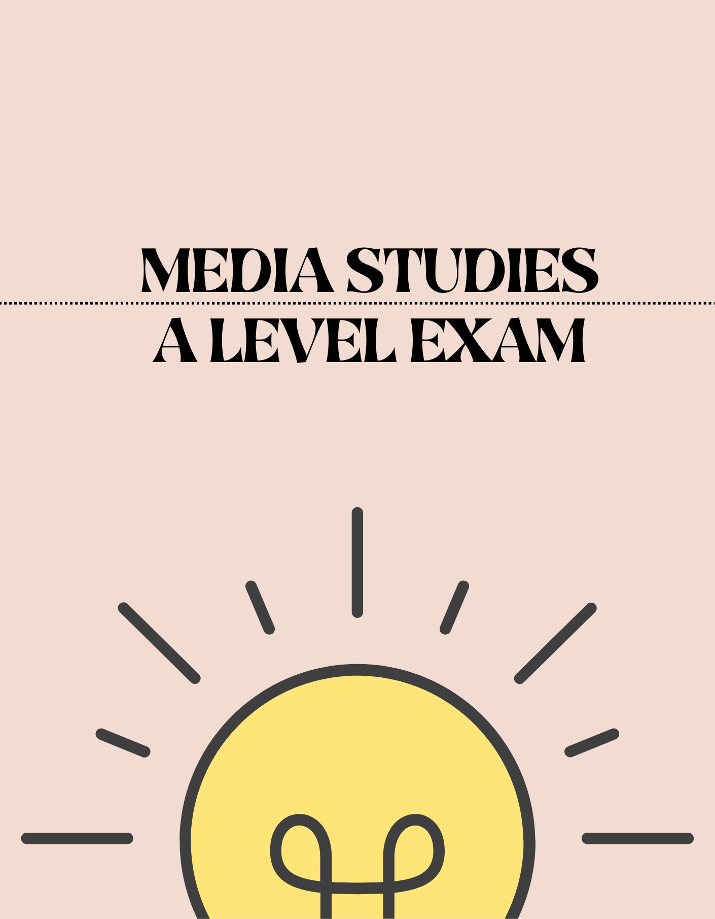 A Level - Media Studies Exam