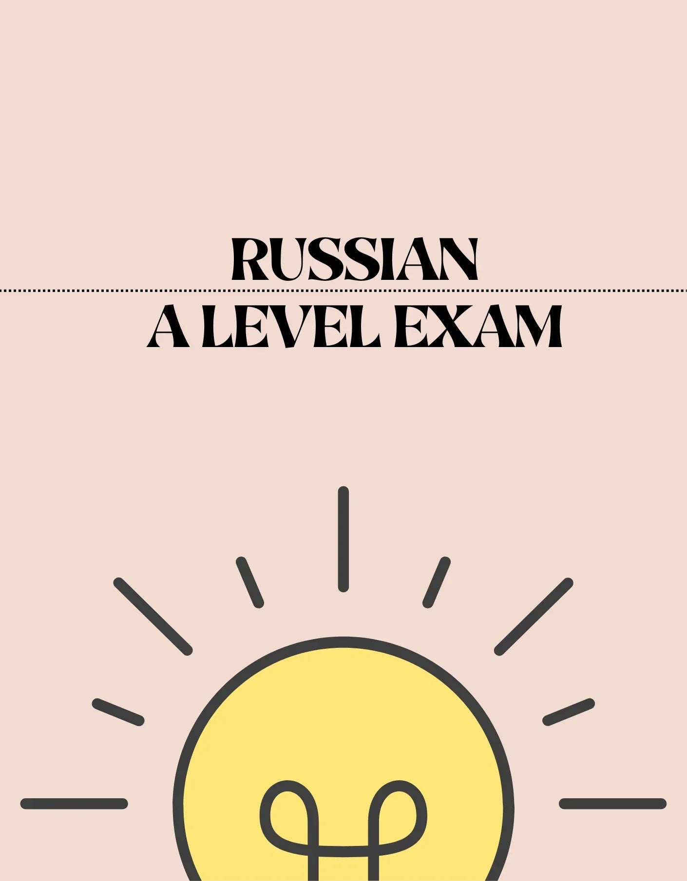 A Level - Russian Exam