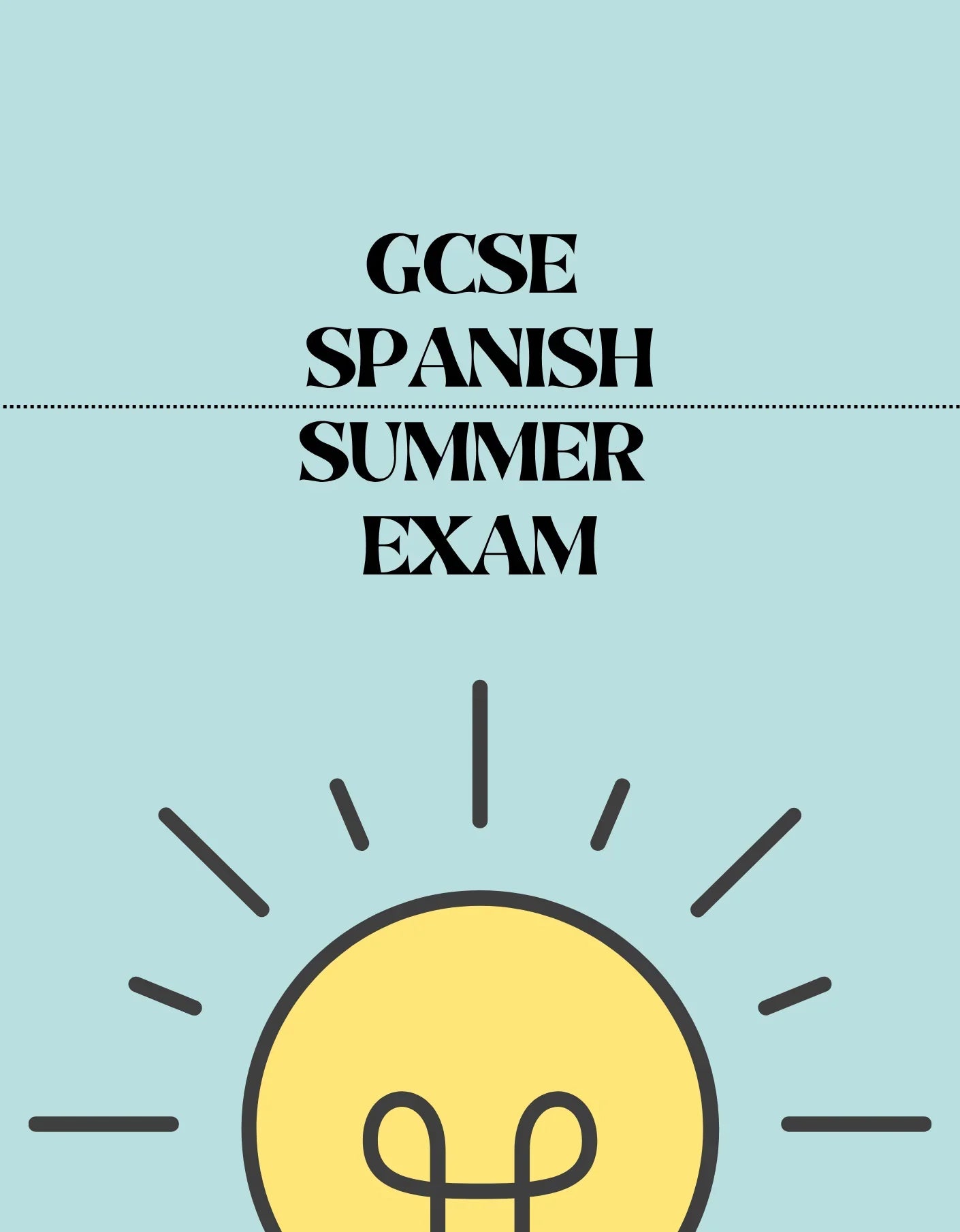GCSE Spanish - Summer Exam - Exam Centre Birmingham Limited