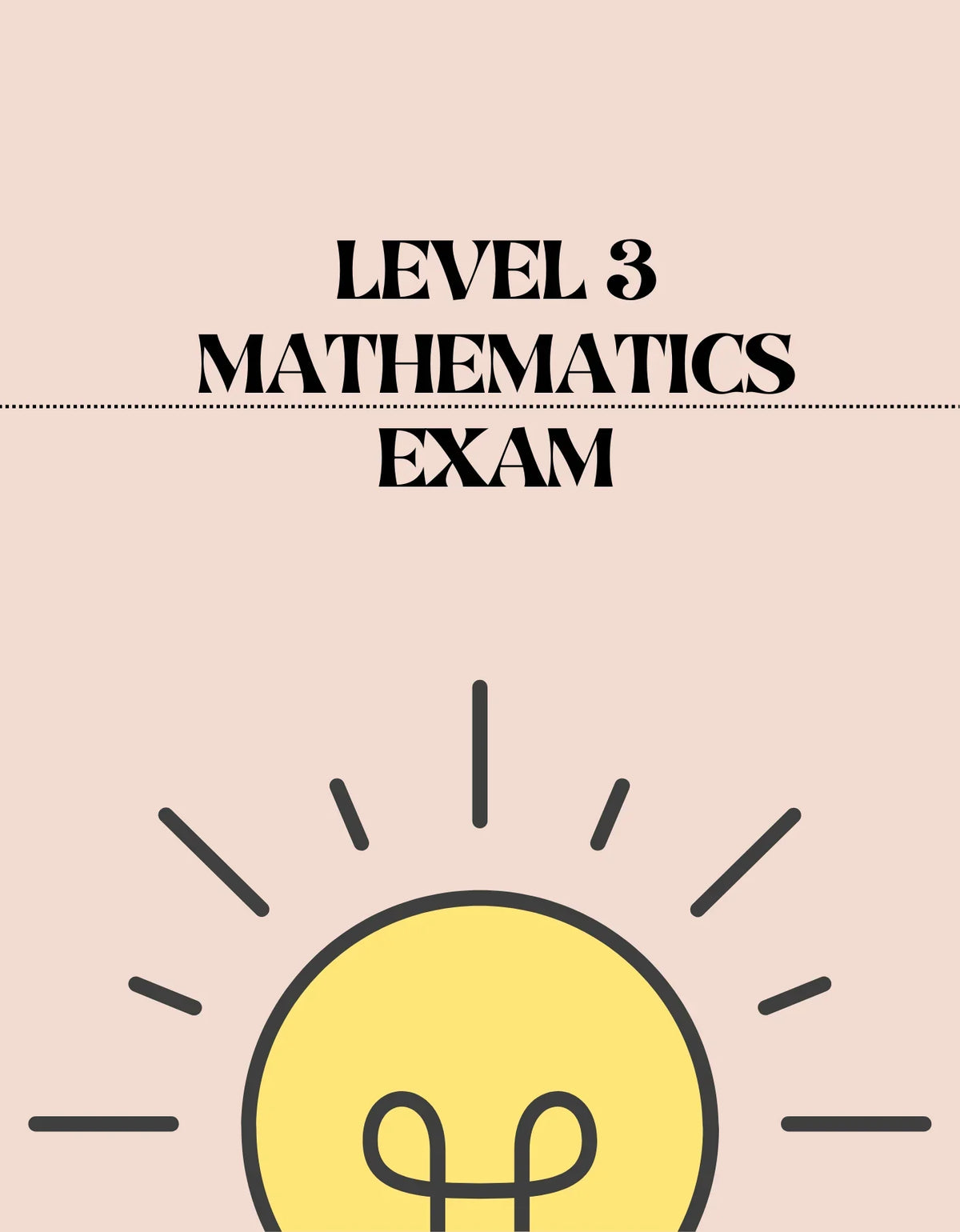 Level 3 Mathematics Exam - Exam Centre Birmingham Limited