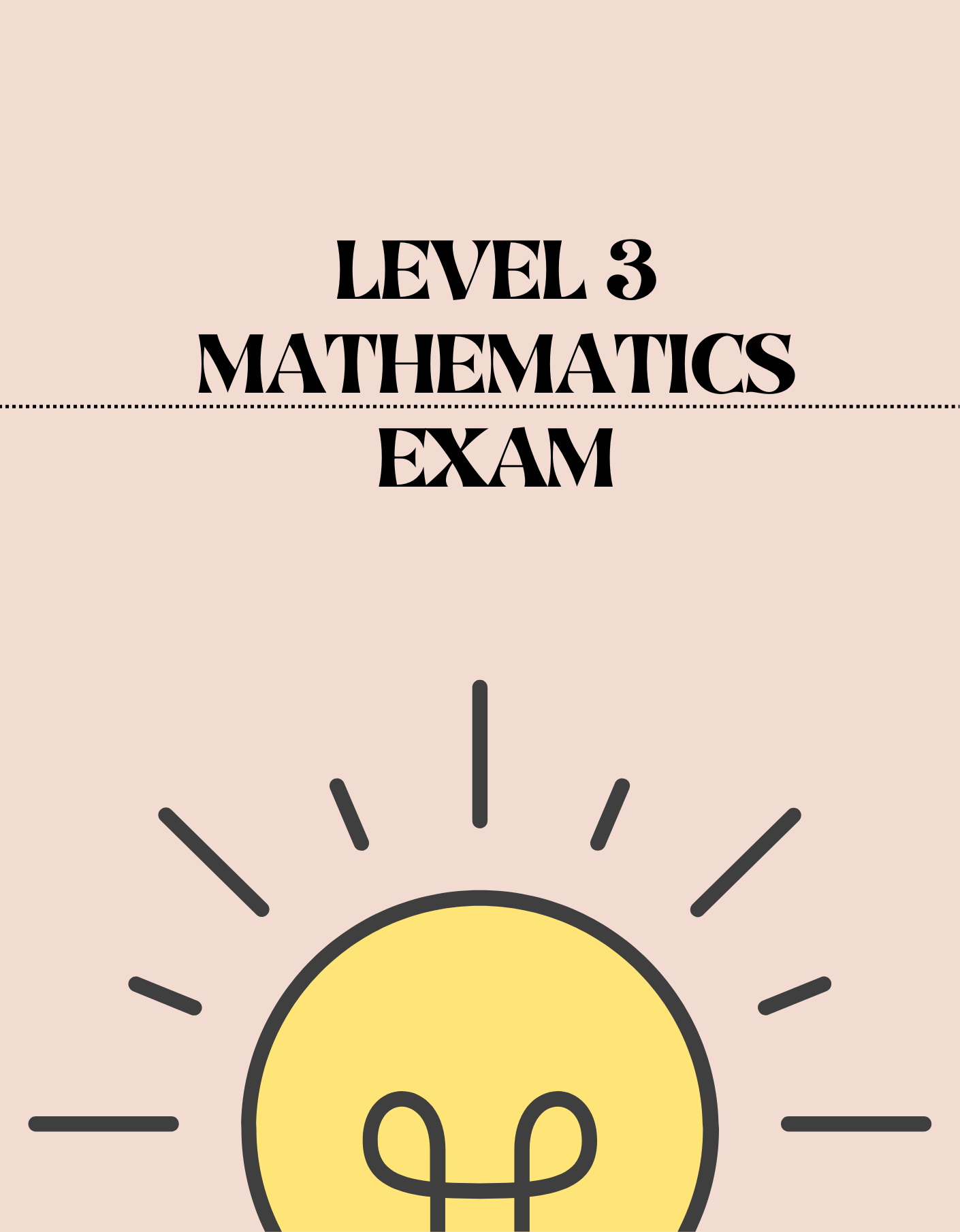 Level 3 Mathematics Exam