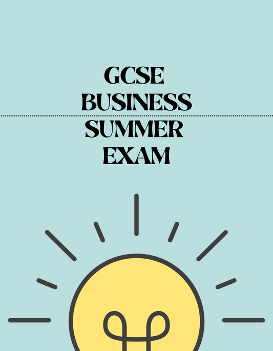 GCSE Business - Summer Exam - Exam Centre Birmingham Limited