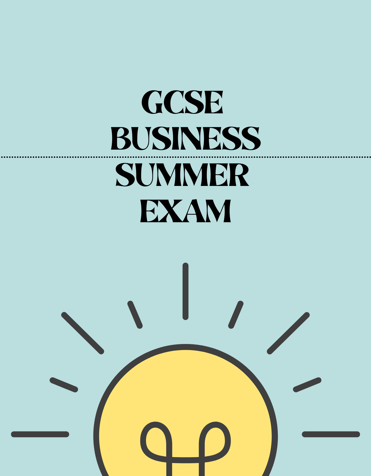 GCSE Business - Summer Exam - Exam Centre Birmingham Limited