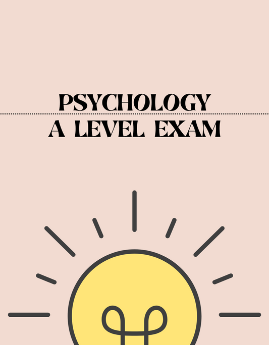 A Level - Psychology Exam - Exam Centre Birmingham Limited