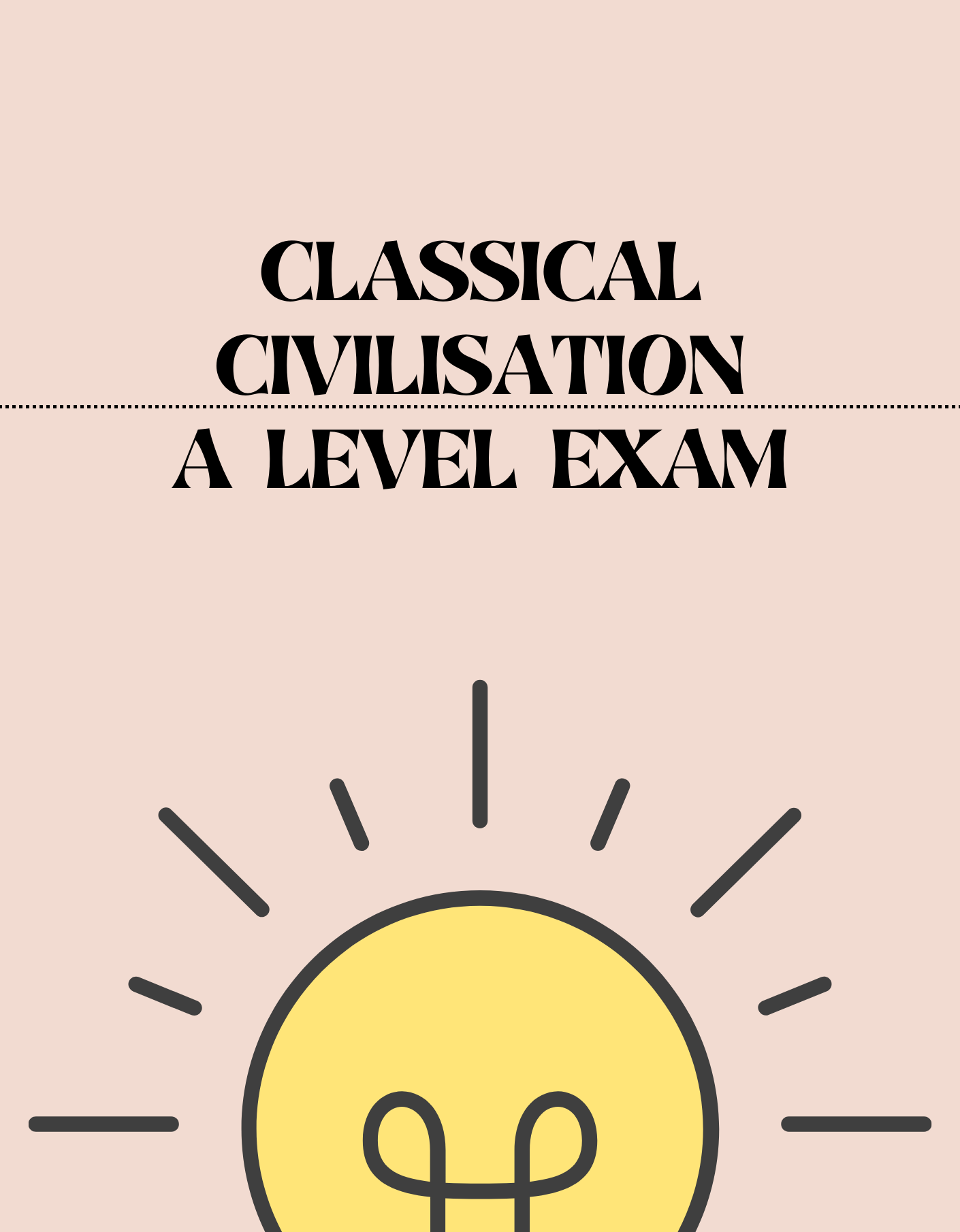 A Level - Classical Civilisation Exam - Exam Centre Birmingham Limited