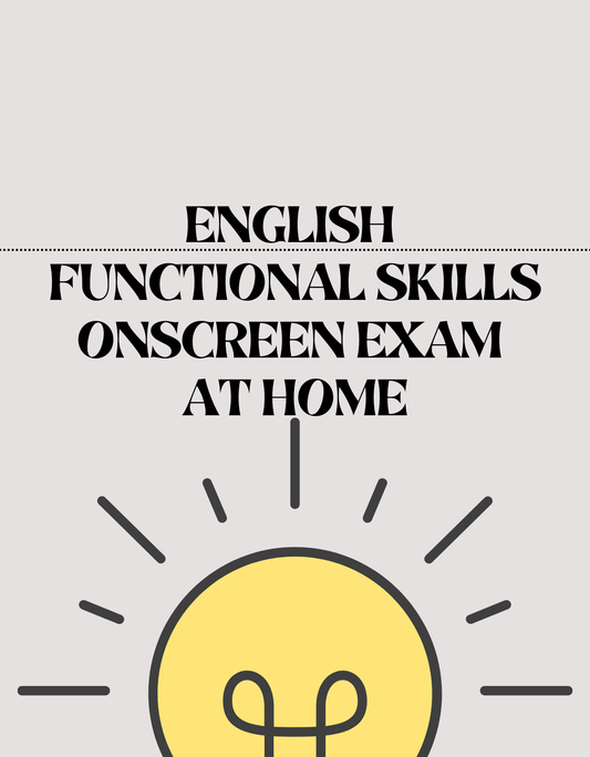 English Functional Skills Onscreen Exam - At Home. - Exam Centre Birmingham Limited