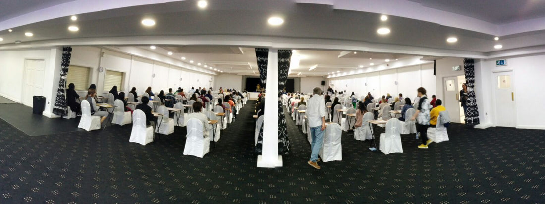 Exam hall at Exam Centre Birmingham where private candidates sit their GCSE, IGCSE and A-Level exams