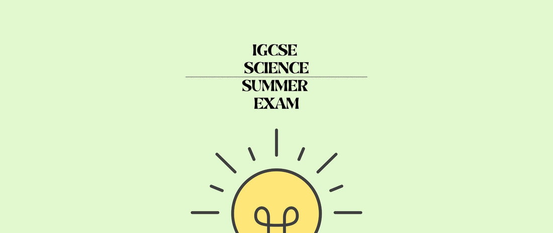 IGCSE Science Double Award Summer Exam promotional graphic, Exam Centre Birmingham
