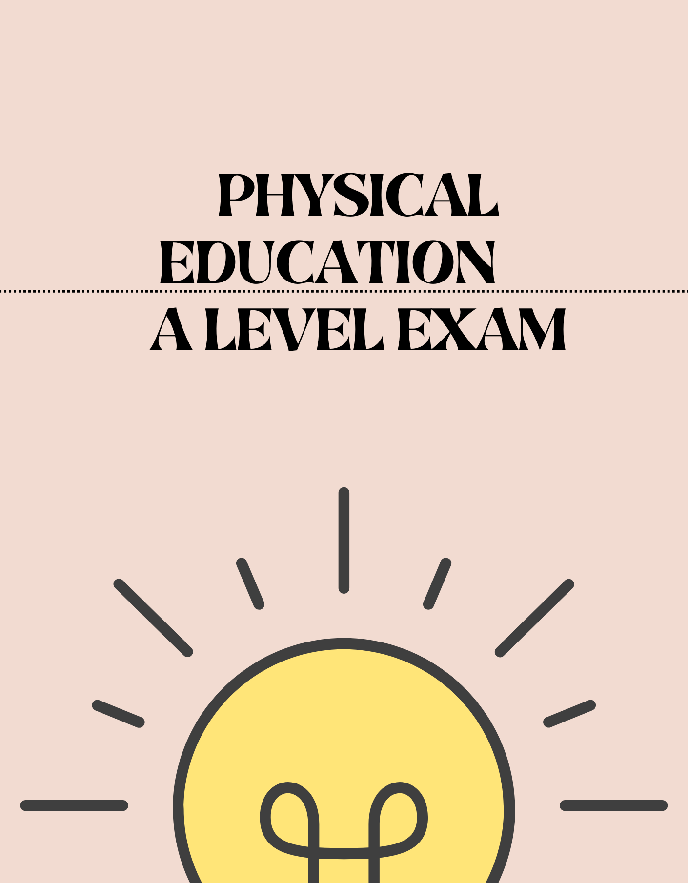 A Level - Physical Education Exam