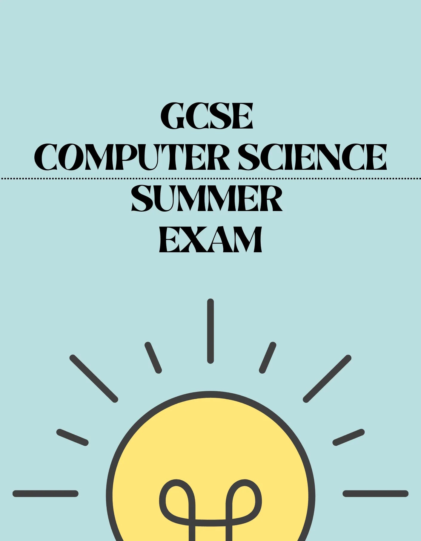 GCSE Computer Science - Summer Exam – EXAM CENTRE BIRMINGHAM - Official ...