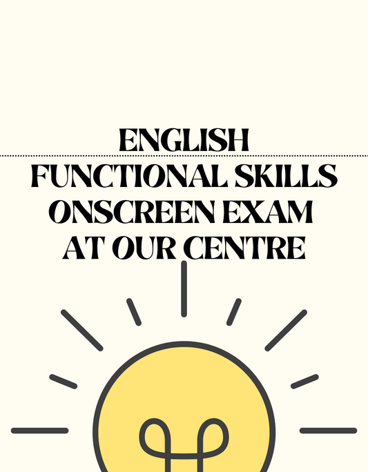 English Functional Skills Onscreen Exam - At Our Centre - Exam Centre Birmingham