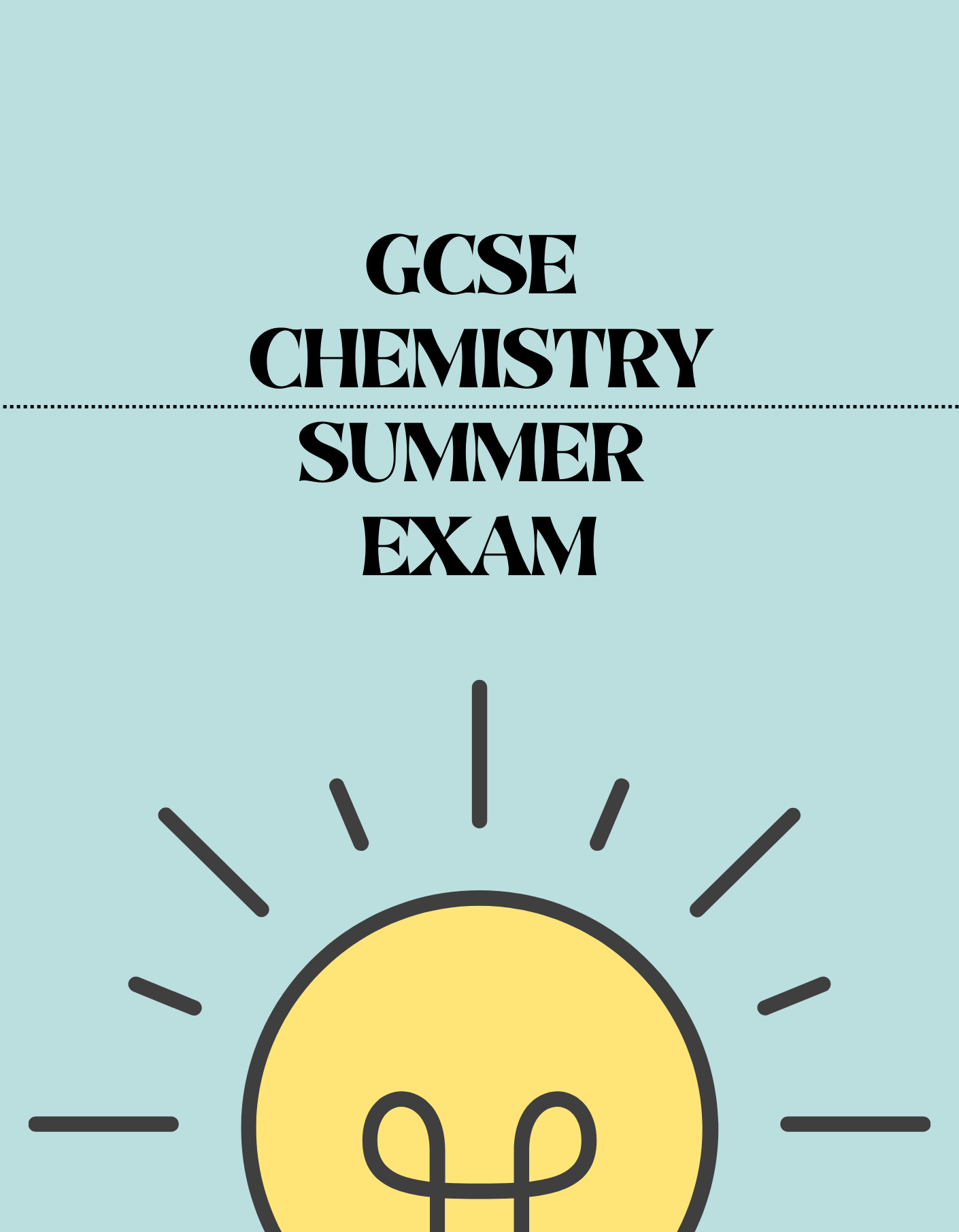 GCSE Chemistry - Summer Exam - Exam Centre Birmingham Limited