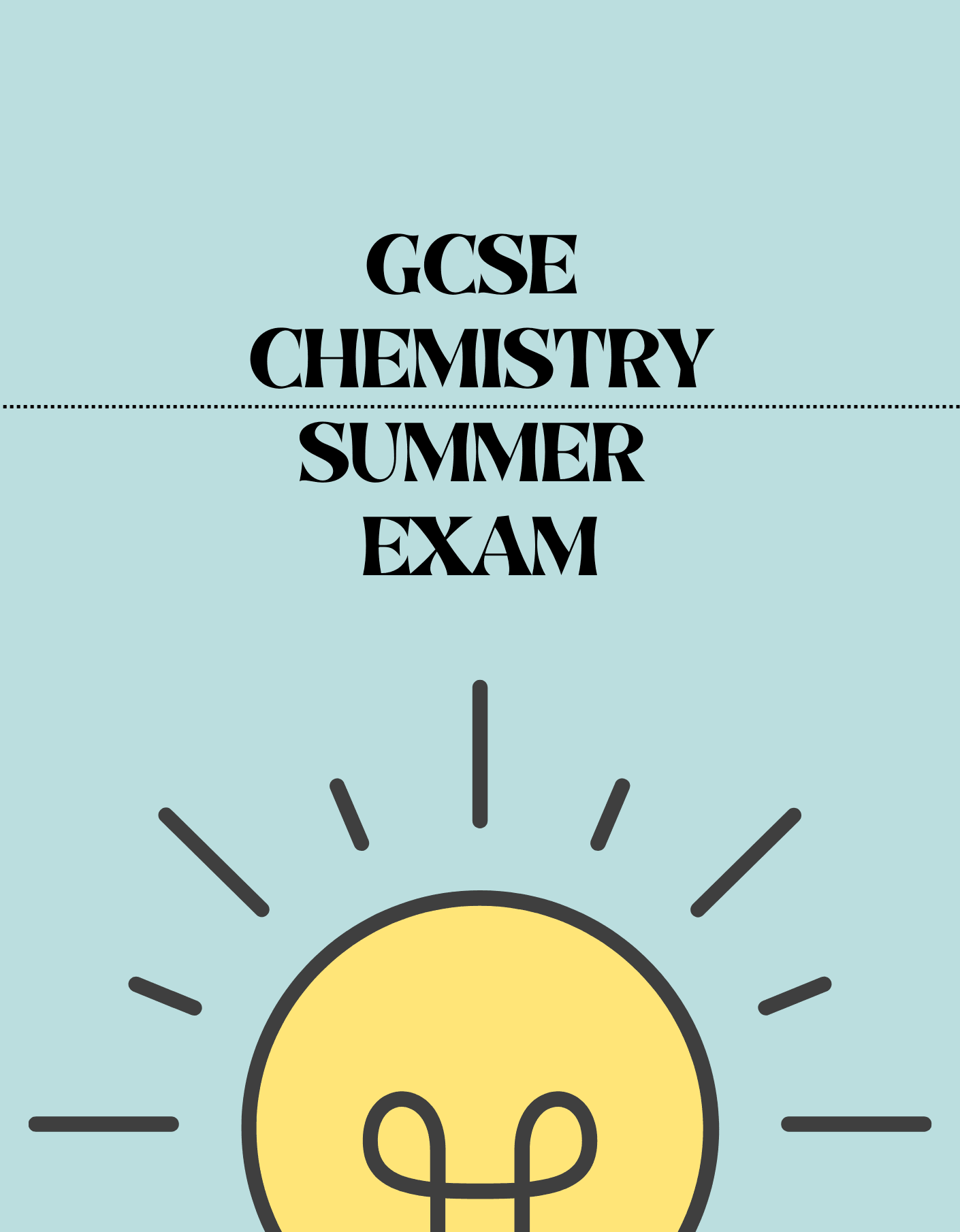 GCSE Chemistry - Summer Exam - Exam Centre Birmingham