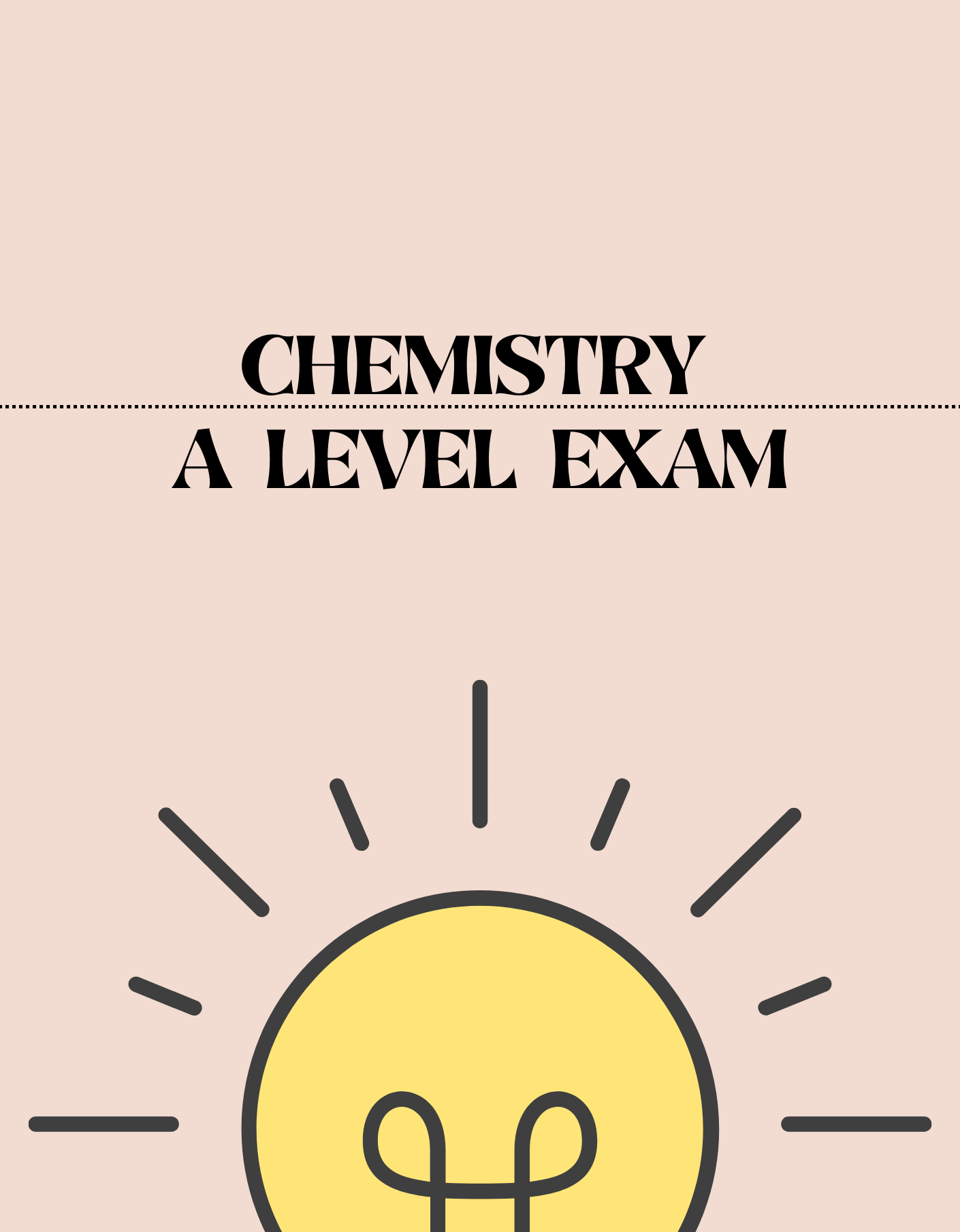 A Level - Chemistry Exam - Exam Centre Birmingham