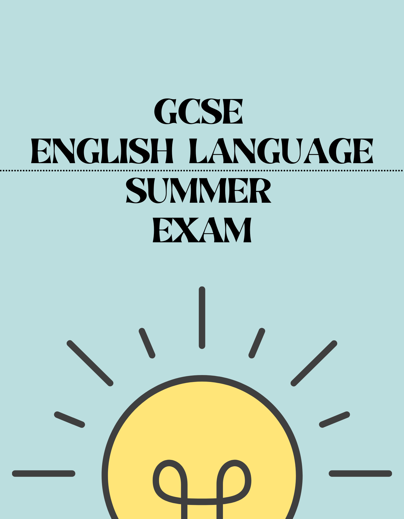 GCSE English Language - Summer Exam - Exam Centre Birmingham Limited