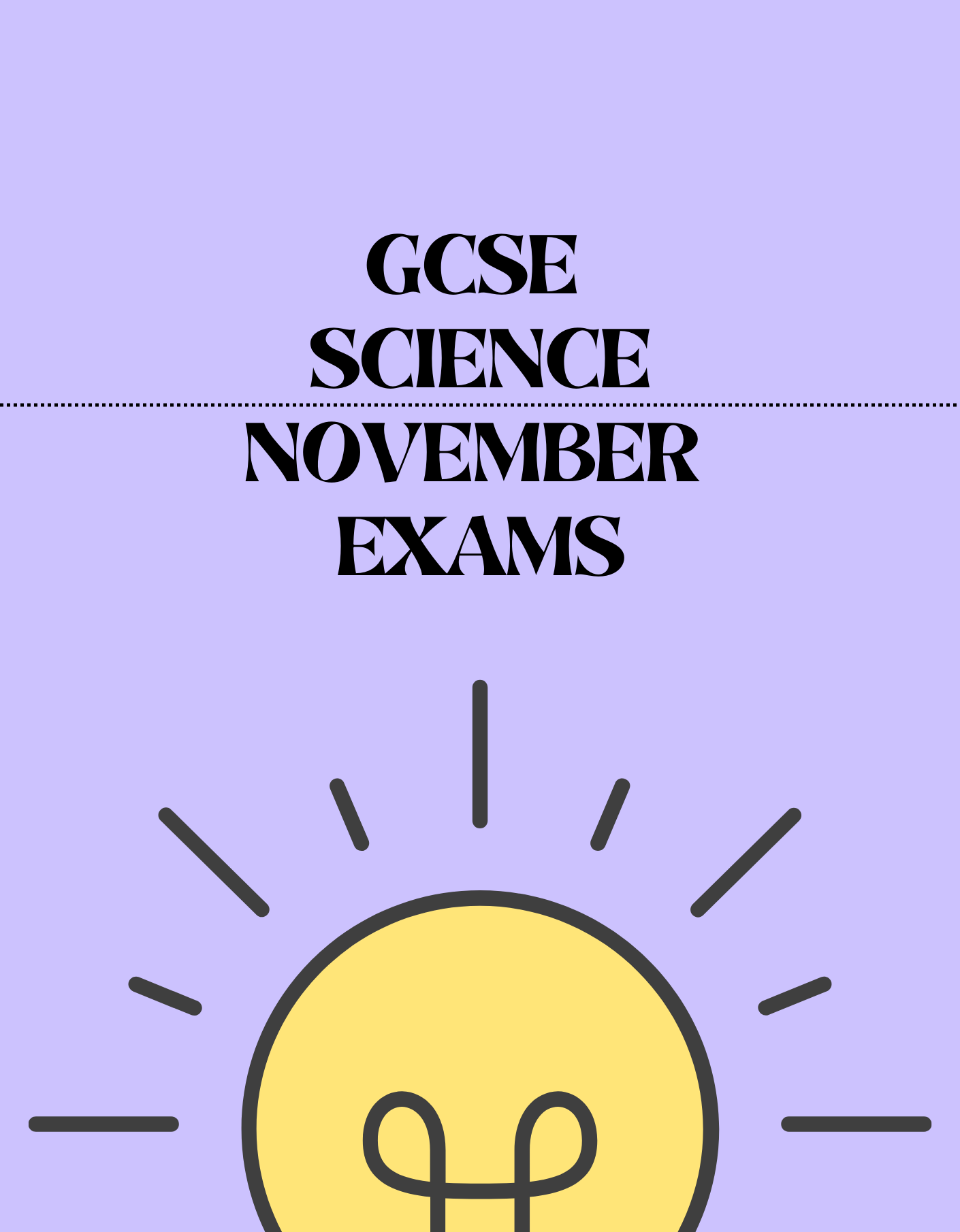 GCSE Science - November Exam - Exam Centre Birmingham