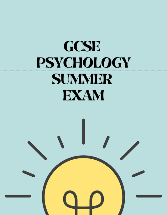 GCSE Psychology - Summer Exam - Exam Centre Birmingham