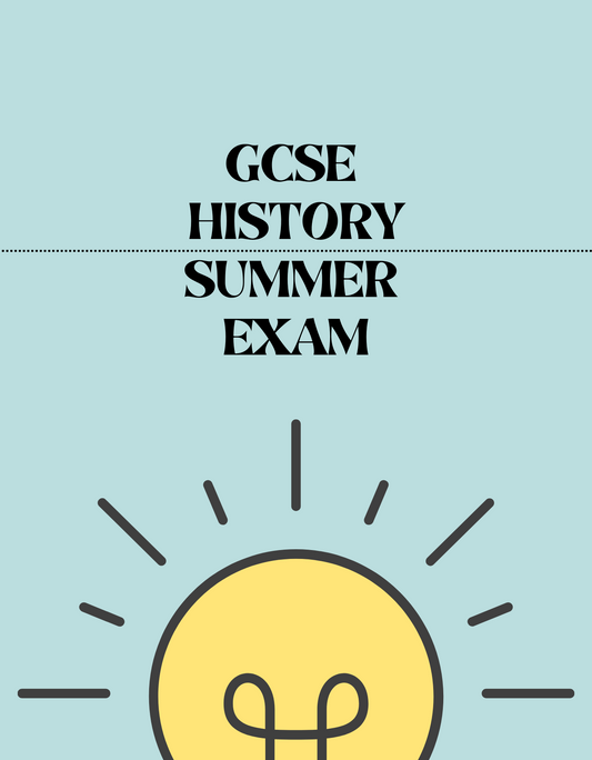 GCSE History - Summer Exam - Pre Release Material - Exam Centre Birmingham