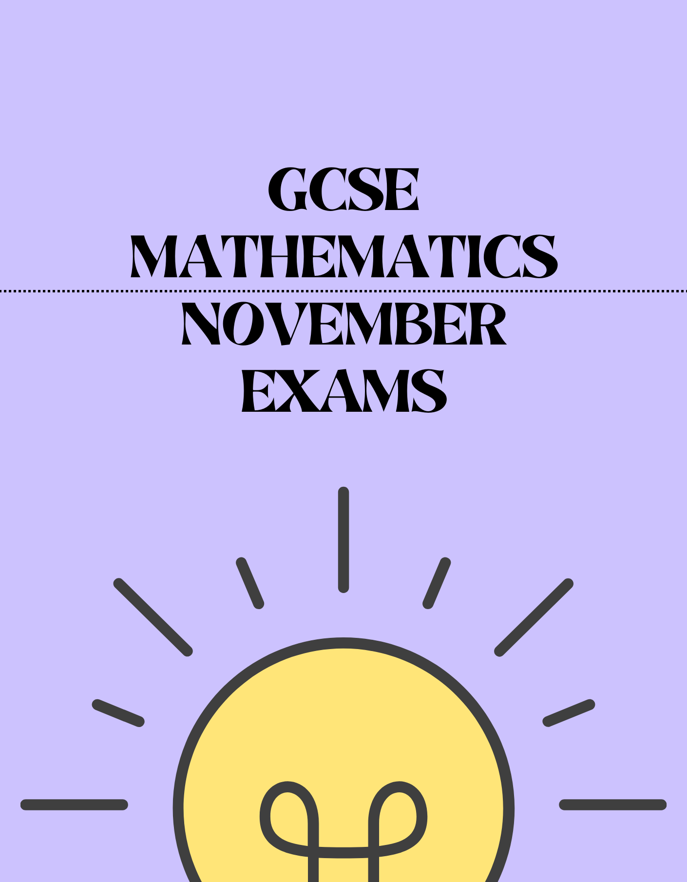 GCSE Mathematics - November Exam - Exam Centre Birmingham